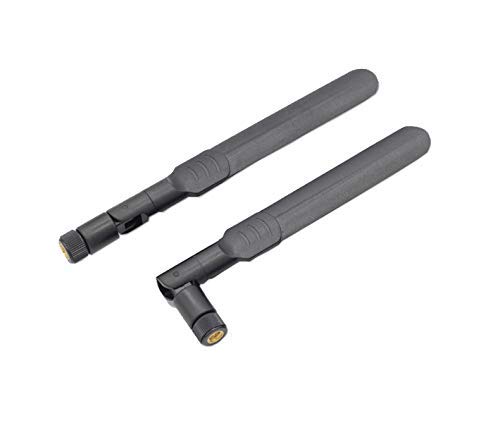 4G Lte Antenna, Rhsia [2 Pack] 3G 4G Lte Dipole Antenna Wide Band 9Dbi 700-2700Mhz Omni Directional Antenna With Sma Male Connector For Cpe Router,Access Point,Wireless Rang Extender,Ip Camera More #TOP4