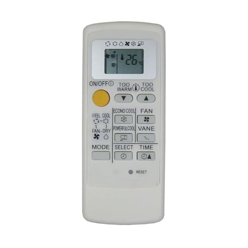 Image of Compatible Mitsubishi AC Remote No. 122 | No Backlight | Works with Original 1, 1.5, 2 ton ac, Exactly Same Remote Will Only Work
