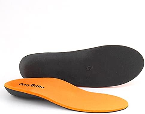 activelife FoxyOrtho Plantar Fasciitis Feet Insoles Arch Support Orthotics Inserts for Flat Feet, High Arch, Foot Pain Unisex Orthotic Insoles (Men’s 10-10.5 – Women’s 12-12.5, Orange)