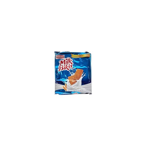 Britannia Milk Bikis Biscuits 19.04oz (540g) - Kids Favorite Breakfast & Tea Time Snacks (Pack of 1)