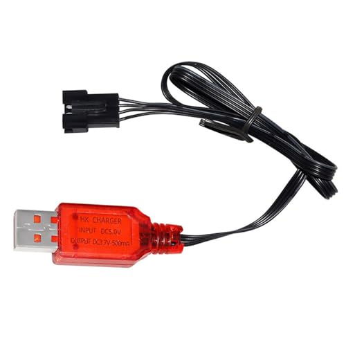 Image of USB Battery Charging for 7.4V 500mA Lithium Batteries for Fast Speed Remote Controlled Devices Protective Charging Cable