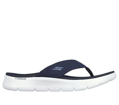 Skechers Women's GO Walk Flex Sandal-Splendor Flip-Flop, Navy, 74