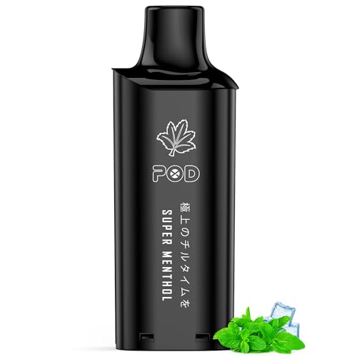 電子タバコ vape シーシャ I4型 交換用POD ストロングメンソール 使い捨て ポッド フレーバーカートリッジ リキッド充填済み 爆煙 禁煙 ニコチンなし タールなし 液漏れ防止 本体含まれない X-SPACE