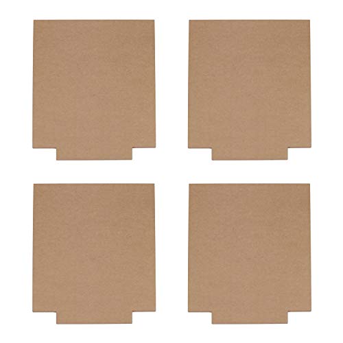 🔥 Flash Sale STYLEZONE 4 Pieces Acrylic Sheet Clear Cast Plexiglass Plastic Glass Board Square Panel Thick (4mm) for LED Light Base DIY Display Projects Signs Craft Rectangle 6.5x5.1 Inches