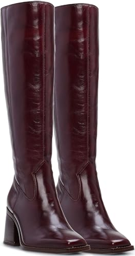 Image of Vince Camuto Women's Sangeti Wide Calf Stacked Heel Knee High Boot