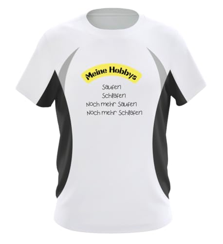 T-shirt de course homme imprimé Malle Party coupe cintrée Jet Black XXL