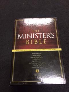 The Minister's Bible, Single Column, Wide Margin 1433600730 Book Cover