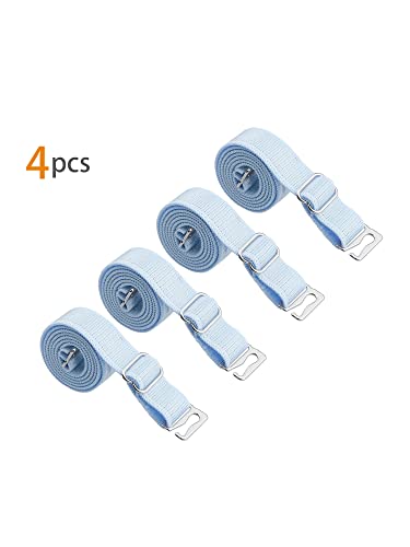 Image of uxcell 2 Pair 10 /12 /15 /18 /20mm Width Stretchable Shoulder Bra Straps Adjustable Elastic Straps for Women