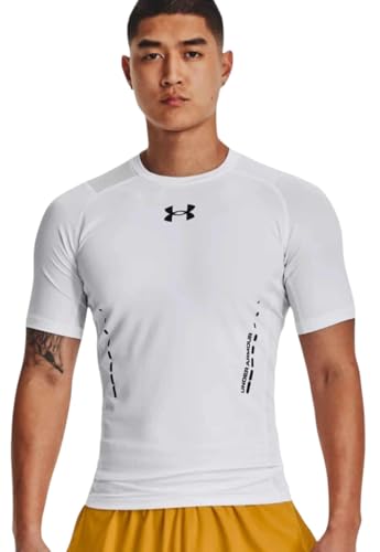 T-shirt compression Under Armour HeatGear Vent homme haut de gamme tissu extensible premium