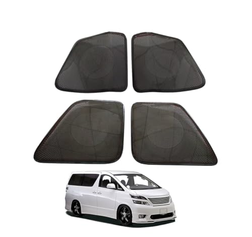 Embellecedor para altavoz de coche Alphard 2008-2014 en elegante acabado negro Serie 20