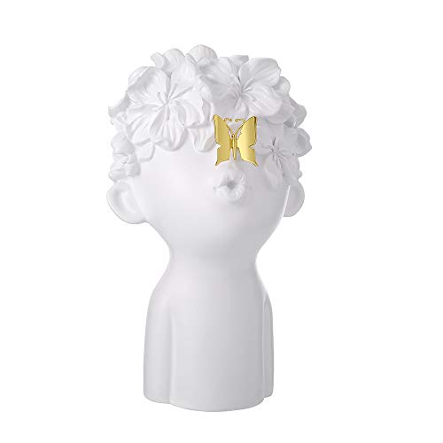 Notakia White Resin Statue - Home Decor Sculpture