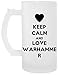 Keep Calm And Love Warhammer Transparente Cerveza Taza Transparent Beer Mug
