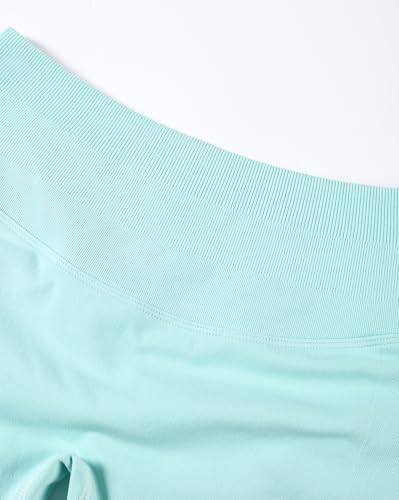 Image of AUROLA Influence Workout Shorts for Women,2.5 3.5 4.5 5.5 6.5 No Roll Up Squat Proof Scrunch Seamless Compression Gym Short