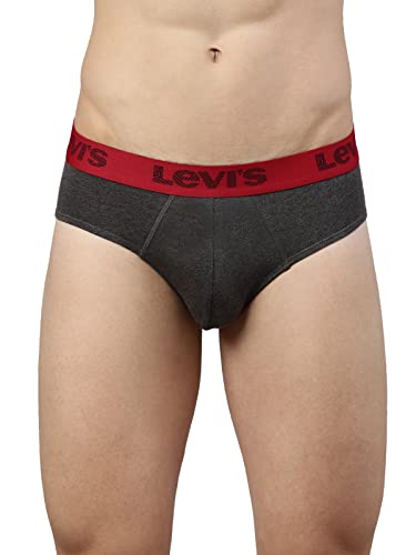 Image of Levi's 066 Brief for Men | Cotton Stretch Fabric | Durable & Breathable Underwear for Men | Anti-Roll Waistband | Extra Supportive Gusset | Functional Fly | Dual Layer 3D Pouch | Tagless | Pack of 1