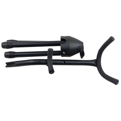 Support de saxophone ténor noir pliable en acier avec trépied stable