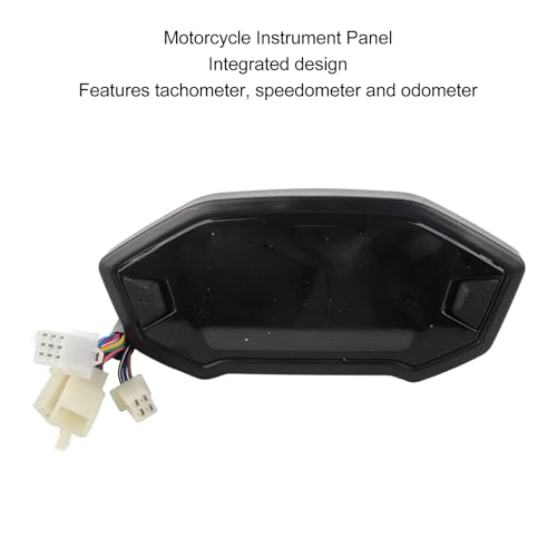 Xtevu painel de instrumentos da motocicleta display digital lcd velocímetro multifuncional odômetro