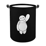 ランドリーバスケット ベイマックス 洗濯かご バスケット 収納ボックス 洗濯物入れ 収納袋 折り畳み 丸型 大容量 撥水