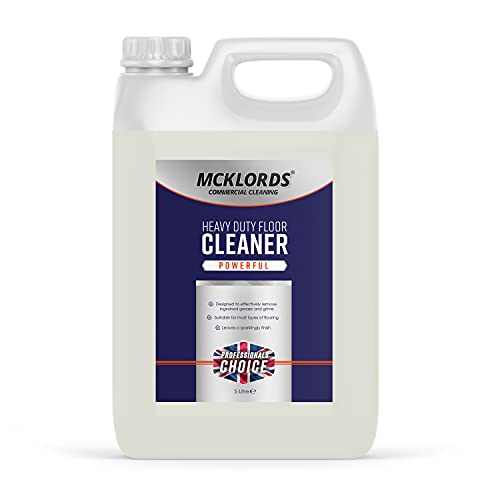 McKLords - Limpiador de suelos resistente, 5 litros, transparente