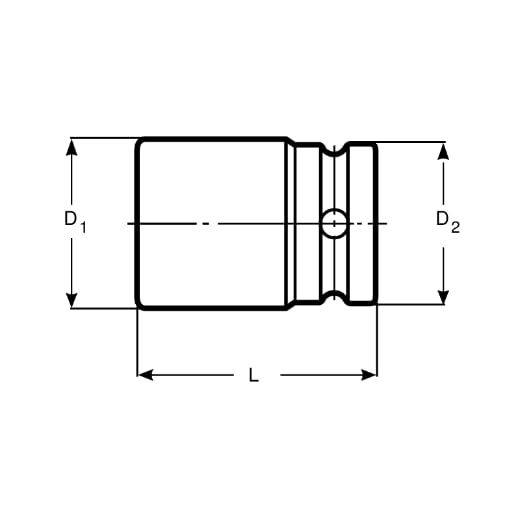 Bahco K8909H-5 Portapuntas con Hexágono Interior 3/4 pulg miniatura 2