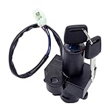 3 Wires Motorcycle Ignition Switch Lock Key Kit 2-pack Compatible With Automotive Motorcycle Parts RVF400 XL400 VFR400 NC21 NC24 NC30 CB500 CBR1100XX CBR600 NX650