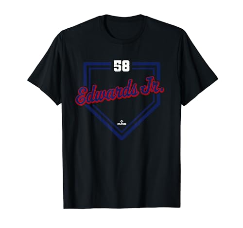 Home Plate Gameday Carl Edwards Jr Washington MLBPA T-Shirt