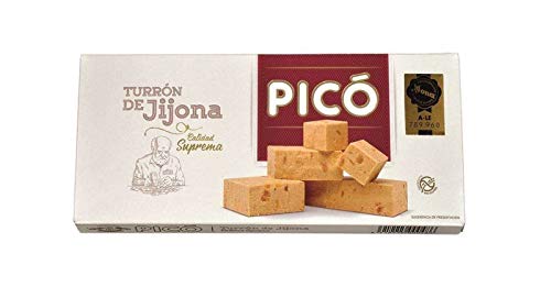 Turrón de Jijona - Marca Picó - Calidad Suprema - Barra tradicional de 200g