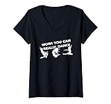 Womens Wow You Can Really Dance- Dancing V-Neck T-Shirt