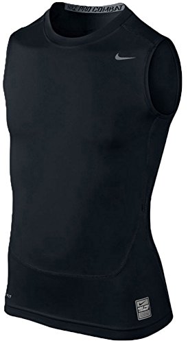 Nike Dri-Fit Mens Compression Pro Cool Fitted Tank Top Black Size M