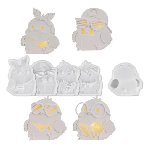 Portable Eggs Silicone Mould for Resin Castes Jewelry and Candle Holder