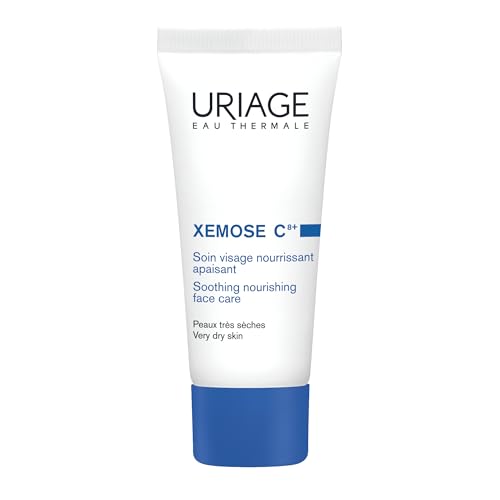 Uriage Xemise C8+ Soothing Nourishing Face Cream - Repairs, Soothes & Protects with Ceramides, 10% Shea Butter & Squalane for Very Dry Skin, Prone to Atopy - Fragrance-free, Non-Comedogenic - 40ml