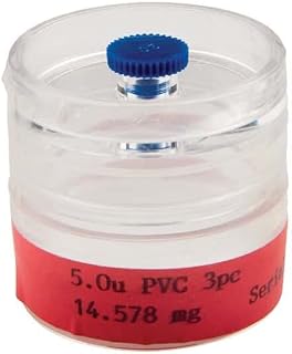Zefon Cassette, 37 mm, 3 Piece, 5.0 µm, PVC Preweighed; 50/Bx
