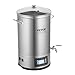 VEVOR Electric Brewing System, 8 GALLON Brewing Stock Pot, All-in-One Home Beer Brewer, 304 Stainless Steel Brewing Supplies with Panel, Includes Glass Lid, Handle, Spigot, Electronic Panel Control
