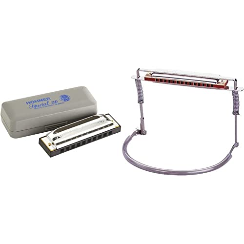 Hohner Inc. 560BX BF Special 20 Harmonica C One Size c & Hohner Porte Harmonica de luxe - Les Beatles, Paul McCartney, John Lennon, RIngo Starr, George Harrison Hohner Inc. 560BX BF Special 20 Harmonica C One Size c & Hohner Porte Harmonica de luxe