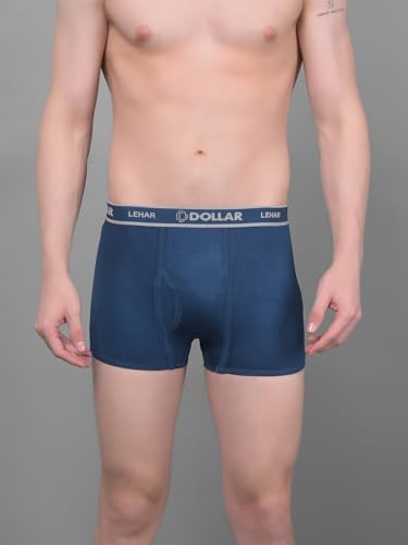 Image of Dollar Lehar Mens Combed Cotton Trunk - Actual Colour May Vary