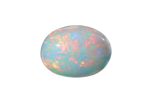 Opale naturelle d'Éthiopie cabochon ovale 2,32 cts, une pierre précieuse de qualité originale
