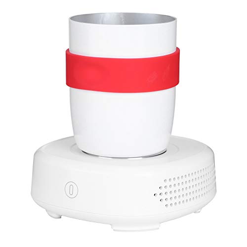 FastUU Enfriador de Café, Portátil, Compacto, 36 W, Uso Dual Frío Y Caliente, Taza Calentada de 450 Ml para Oficina para el Hogar(#1) Cover