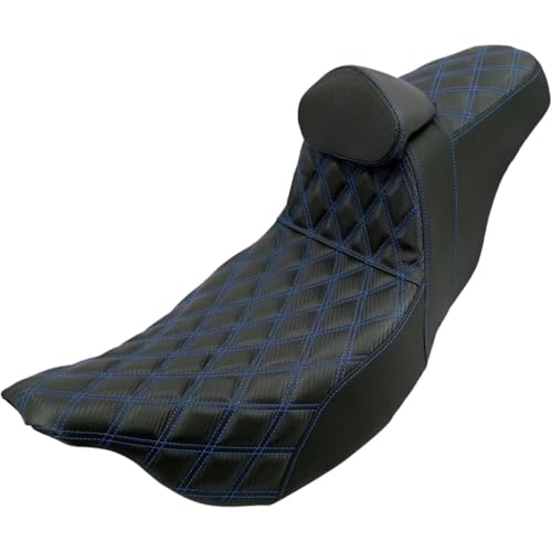 Asiento de motocicleta pasajero con respaldo para Road King Electra Street Glide 09-23