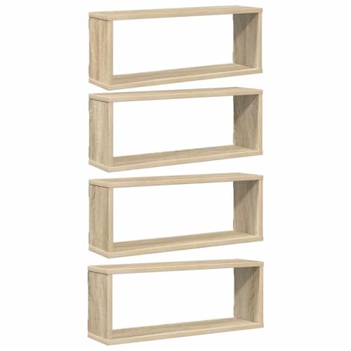 vidaXL 4X Estantes Cubo Pared Estantería Colgante CD Libros Coleccionables Fotos Premios...