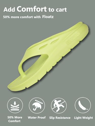 Image of Floatz 8711 1.2 Thong: Silver Casual Slip-On Thong Slippers for Men
