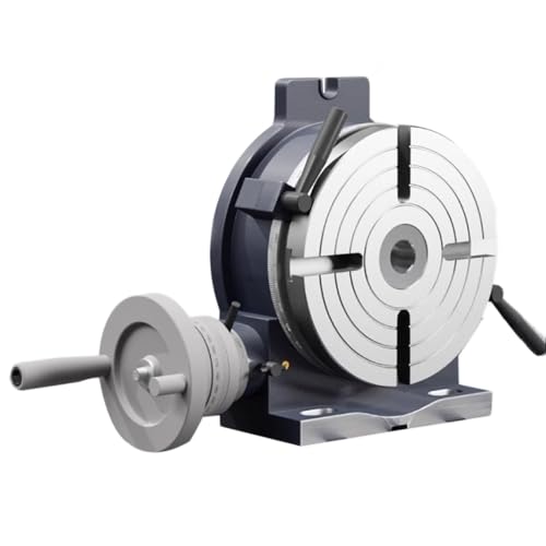 Mesa Divisora ​​giratoria, Mesa Divisora ​​para Fresadora for Uso Vertical y Horizontal, Lectura de Escala Vernier for Fresadora y Taladradora(6in Plate Diameter 150mm)