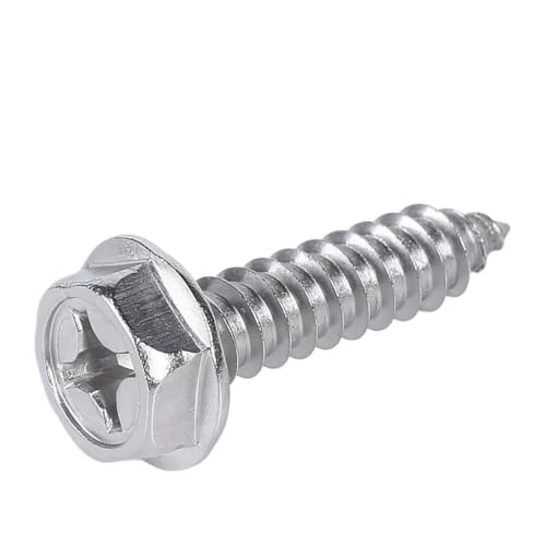 Vis M5 autotaraudeuse à bride pour un vissage rapide sans pré-perçage lot de 60