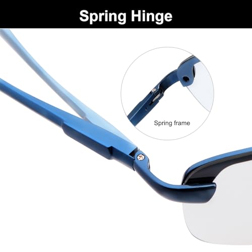 Image of YIMI Men's Semi-Rimless Sunglasses (Pack of 1)