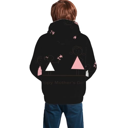 Happy Mother's day Kid Hoodies Boys Sweatshirts Girls Pullover with Pocket4