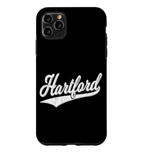 HARTFORD CONNECTICUT VARSITY SCRIPT CLASSIC SPORTS �W���[�W �X�}�z�P�[�X iPhone 11 Pro Max �p