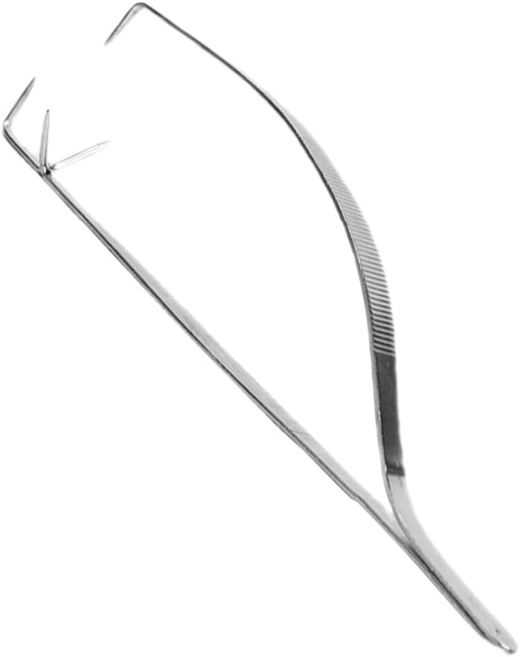 NUOBESTY Glaze Pliers Dipping Tong Heavy Duty Flask Tongs Pliers Ceramic Glazing Clip Polymer Pliers Jewelry Pliers Sculpture Tong Glass Beaker Pottery Tool