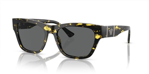 Image of Versace Man Sunglasses Havana Frame, Dark Grey Lenses, 55MM