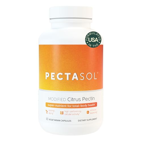 EcoNugenics PectaSol modifiziertes Citruspektin für die Ganzkörpergesundheit & optimales Altern täglicher Supernährstoff für leistungsstarke Zellen- 90 Kapseln