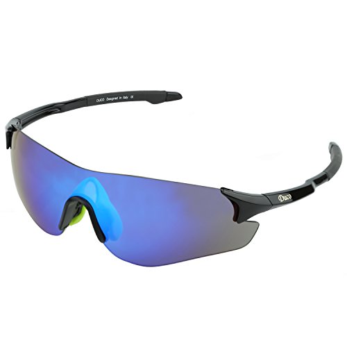 Duco Cycling Glasses Sports Sunglasses for Men TR90 Frame UV400 Protection Lens 0029