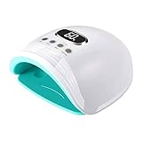 UV-Gel, LED, Nageltrockner, Rot, Blau, 60 W, Gel, Nagellack, LED, UV-Licht mit 3 Timern,...