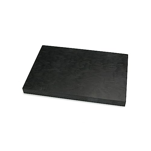 Image of Othmro Black POM Plastic Sheet 0.39 inch*3.94 inch*5.9 inch 2Pcs, Printable Rigid Durable Plastic Board Sheet Plastic Sheeting DIY Materials for Home Decor, Handcrafts (Matte & Textured Finish), Outdoor Use